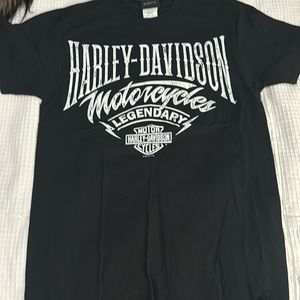 Harley Davidson, motorcycle graphic legend T-shirt (Chattanooga)